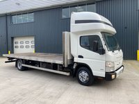 USED 2020 20 FUSO CANTER MITSUBISHI CANTER FUSO 7.5 TONNE FLATBED WITH SLEEPER POD AND TUCK AWAY TAIL LIFT 