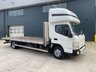 USED 2020 20 FUSO CANTER MITSUBISHI CANTER FUSO 7.5 TONNE FLATBED WITH SLEEPER POD AND TUCK AWAY TAIL LIFT 