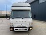 USED 2020 20 FUSO CANTER MITSUBISHI CANTER FUSO 7.5 TONNE FLATBED WITH SLEEPER POD AND TUCK AWAY TAIL LIFT 