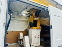 USED 2019 19 RENAULT TRUCKS MASTER 2.3 Cherry Picker Versalift 36NF  2019 1 owner, Renault Master Cherry picker, .Maintained on maintenance contract all its life with last date hydraulic and lift che  Eurotel 36 NF range by Versalift, maximum working height of 13.5 M. designed for functionality and reliability. Its defining feature is the powerful electrohydraulic system, capable of lifting heavy loads. outreach capacity of 8.4m (up to 120kg) and can securely carry a load of up to 230 kilograms, ensuring stability and operational comfort for workers at elevation.