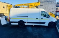 USED 2019 19 RENAULT TRUCKS MASTER 2.3 Cherry Picker Versalift 36NF  2019 1 owner, Renault Master Cherry picker, .Maintained on maintenance contract all its life with last date hydraulic and lift che  Eurotel 36 NF range by Versalift, maximum working height of 13.5 M. designed for functionality and reliability. Its defining feature is the powerful electrohydraulic system, capable of lifting heavy loads. outreach capacity of 8.4m (up to 120kg) and can securely carry a load of up to 230 kilograms, ensuring stability and operational comfort for workers at elevation.
