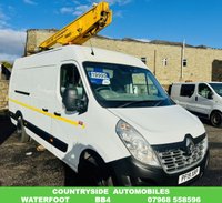 USED 2019 19 RENAULT TRUCKS MASTER 2.3 Cherry Picker Versalift 36NF  2019 1 owner, Renault Master Cherry picker, .Maintained on maintenance contract all its life with last date hydraulic and lift che  Eurotel 36 NF range by Versalift, maximum working height of 13.5 M. designed for functionality and reliability. Its defining feature is the powerful electrohydraulic system, capable of lifting heavy loads. outreach capacity of 8.4m (up to 120kg) and can securely carry a load of up to 230 kilograms, ensuring stability and operational comfort for workers at elevation.