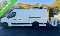 USED 2019 19 RENAULT TRUCKS MASTER 2.3 Cherry Picker Versalift 36NF  2019 1 owner, Renault Master Cherry picker, .Maintained on maintenance contract all its life with last date hydraulic and lift che  Eurotel 36 NF range by Versalift, maximum working height of 13.5 M. designed for functionality and reliability. Its defining feature is the powerful electrohydraulic system, capable of lifting heavy loads. outreach capacity of 8.4m (up to 120kg) and can securely carry a load of up to 230 kilograms, ensuring stability and operational comfort for workers at elevation.