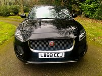 USED 2018 68 JAGUAR E-PACE 2.0 D150 S SUV 5dr Diesel Manual Euro 6 (s/s) (150 ps) ONLY 23,700 MILES//2 PRIVATE OWNERS//PARK CAMERA//FRONT--REAR PARK SENSOR+CAMERA//ULEZ COMPLIANT//FULL BLACK LEATHER//BLUETOOTH//DAB//SATNAV// Euro 6 (s/s) (150 ps) ONLY 22,600 MILES//2 PRIVATE OWNERS//PARK CAMERA//FRONT--REAR PARK SENSOR+CAMERA//ULEZ COMPLIANT//FULL BLACK LEATHER//BLUETOOTH//DAB//SATNAV//GREAT SERVICE HISTORY