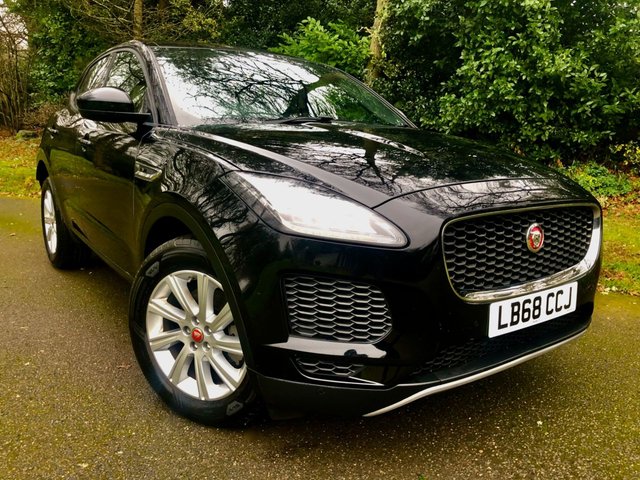 2018 68 Jaguar E-Pace 2.0 D150 S SUV 5dr Diesel Manual Euro 6 (s/s) (150 ps) ONLY 23,700 MILES//2 PRIVATE OWNERS//PARK CAMERA//FRONT--REAR PARK SENSOR+CAMERA//ULEZ COMPLIANT//FULL BLACK LEATHER//BLUETOOTH//DAB//SATNAV//