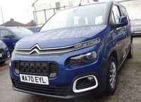 USED 2020 70 CITROEN BERLINGO 1.5 BlueHDi Feel AUTO WHEELCHAIR ACCESS WAV Auto, 3 Seats + wheelchair accessible