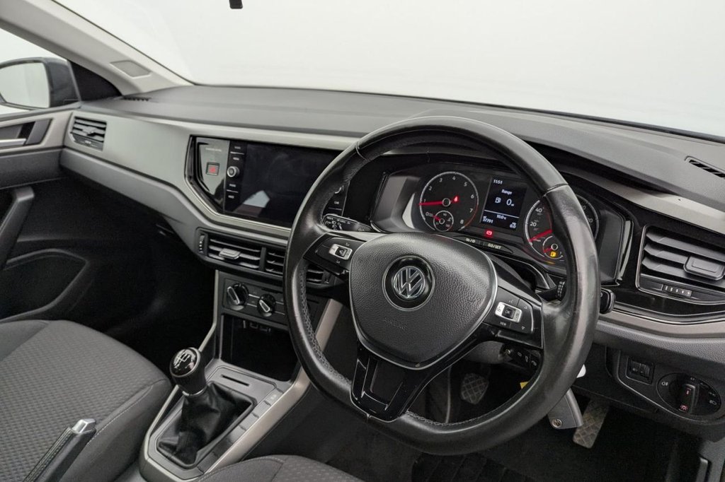 USED 2018 18 VOLKSWAGEN POLO 1.0 SE Hatchback 5dr Petrol Manual Euro 6 (s/s) (65 ps) Apple Car Play Cruise Control