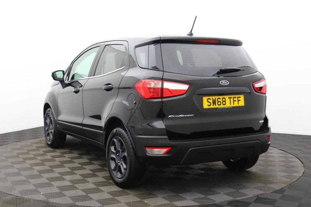 USED 2018 68 FORD ECOSPORT 1.0T EcoBoost GPF Zetec SUV 5dr Petrol Auto Euro 6 (s/s) (125 ps) Reversing Camera Bluetooth