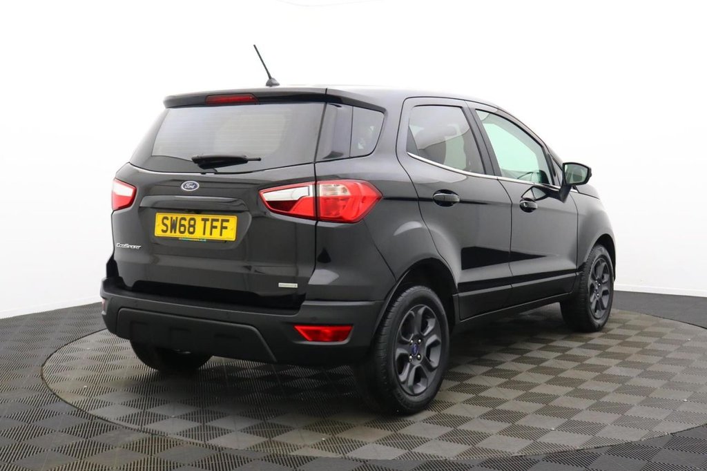 USED 2018 68 FORD ECOSPORT 1.0T EcoBoost GPF Zetec SUV 5dr Petrol Auto Euro 6 (s/s) (125 ps) Reversing Camera Bluetooth