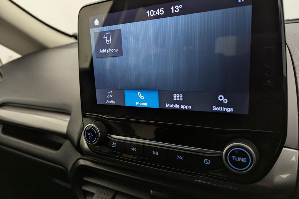 USED 2018 68 FORD ECOSPORT 1.0T EcoBoost GPF Zetec SUV 5dr Petrol Auto Euro 6 (s/s) (125 ps) Reversing Camera Bluetooth