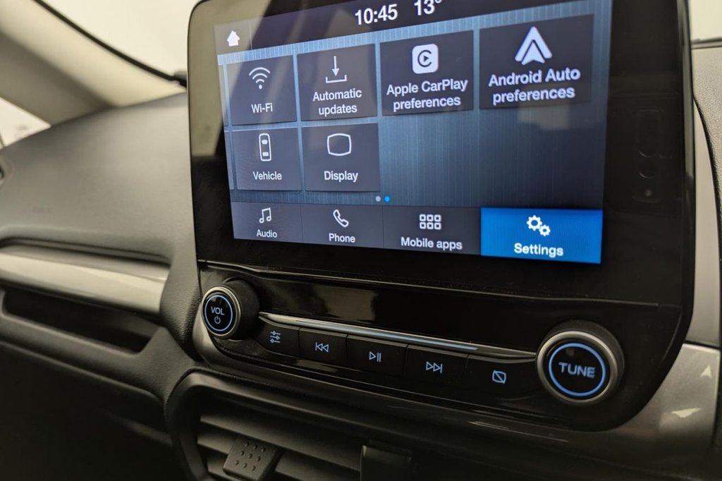 USED 2018 68 FORD ECOSPORT 1.0T EcoBoost GPF Zetec SUV 5dr Petrol Auto Euro 6 (s/s) (125 ps) Reversing Camera Bluetooth
