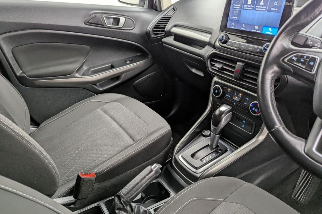 USED 2018 68 FORD ECOSPORT 1.0T EcoBoost GPF Zetec SUV 5dr Petrol Auto Euro 6 (s/s) (125 ps) Reversing Camera Bluetooth