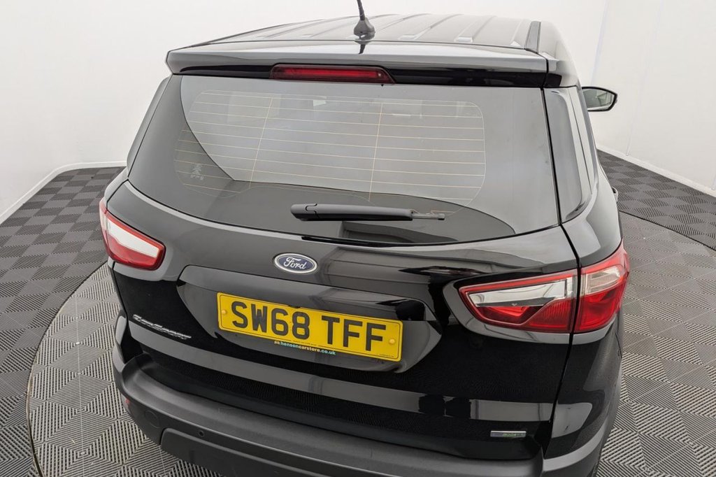 USED 2018 68 FORD ECOSPORT 1.0T EcoBoost GPF Zetec SUV 5dr Petrol Auto Euro 6 (s/s) (125 ps) Reversing Camera Bluetooth
