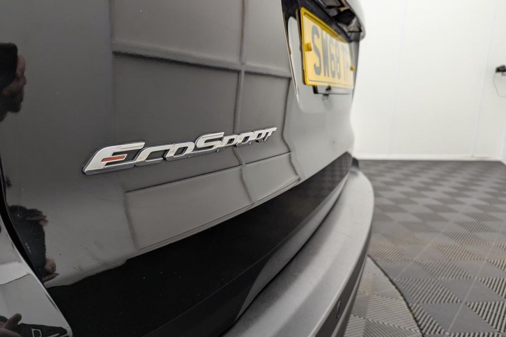 USED 2018 68 FORD ECOSPORT 1.0T EcoBoost GPF Zetec SUV 5dr Petrol Auto Euro 6 (s/s) (125 ps) Reversing Camera Bluetooth