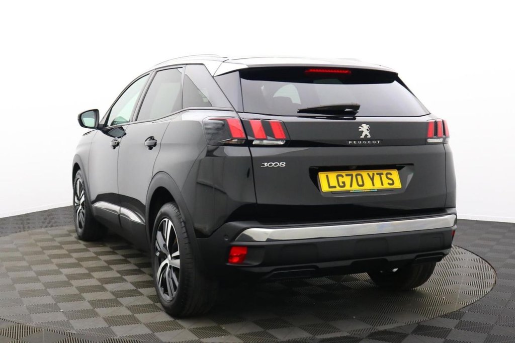 USED 2020 70 PEUGEOT 3008 1.2 PureTech Allure SUV 5dr Petrol Manual Euro 6 (s/s) (130 ps) Apple Car Play Half Leather