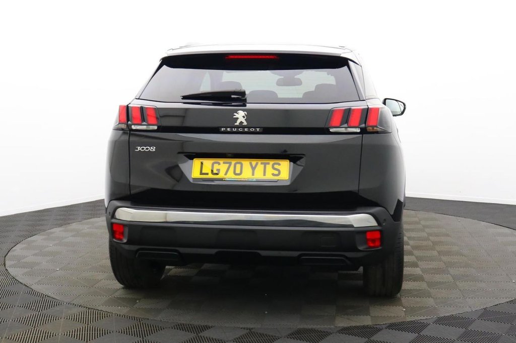 USED 2020 70 PEUGEOT 3008 1.2 PureTech Allure SUV 5dr Petrol Manual Euro 6 (s/s) (130 ps) Apple Car Play Half Leather