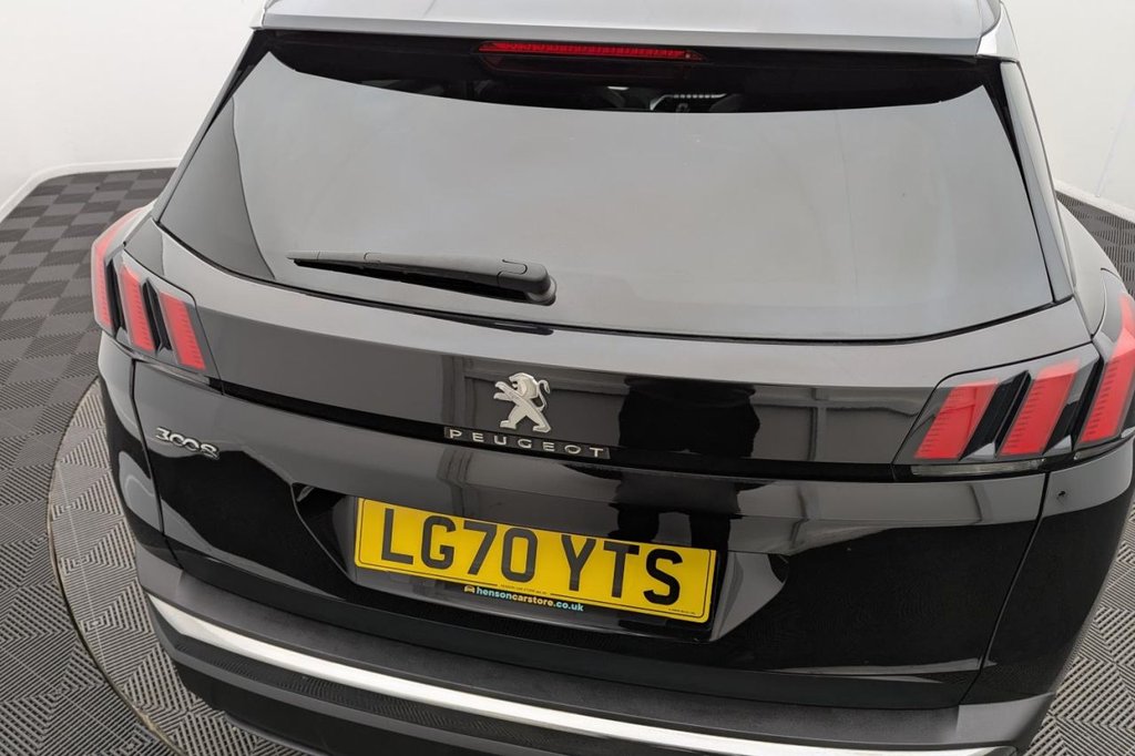 USED 2020 70 PEUGEOT 3008 1.2 PureTech Allure SUV 5dr Petrol Manual Euro 6 (s/s) (130 ps) Apple Car Play Half Leather