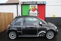 USED 2015 15 FIAT 500 1.2 Ron Arad Edition(1 OF 200 UK CARS) Hatchback 3dr Petrol Manual Euro 6 (s/s) (69 bhp) VIEW AND RESERVE ONLINE OR CALL 01527-853940 FOR MORE INFO.