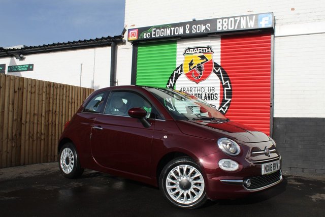 2018 18 Fiat 500 1.2 Lounge Hatchback 3dr Petrol Manual Euro 6 (s/s) (69 bhp)