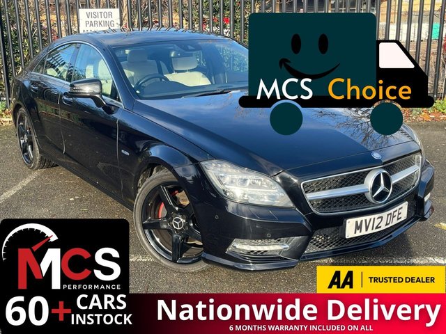 2012 12 MERCEDES-BENZ CLS CLASS 3.0 CLS350 CDI V6 BlueEfficiency Sport Coupe 4dr Diesel G-Tronic+ Euro 5 (265 ps) SUNROOF / 19" ALLOYS