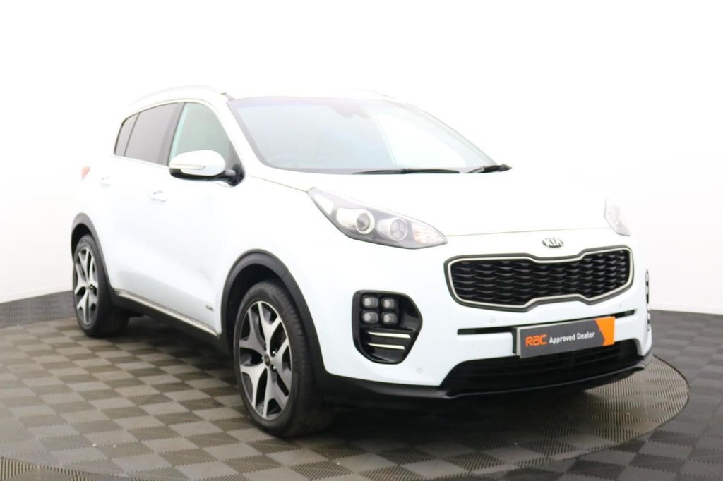USED 2017 17 KIA SPORTAGE 2.0 CRDi GT-Line SUV 5dr Diesel Manual AWD Euro 6 (134 bhp) Apple Car Play Leather