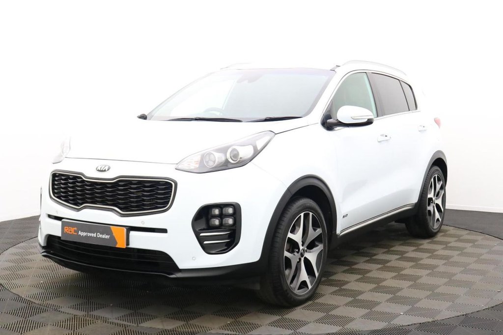 USED 2017 17 KIA SPORTAGE 2.0 CRDi GT-Line SUV 5dr Diesel Manual AWD Euro 6 (134 bhp) Apple Car Play Leather