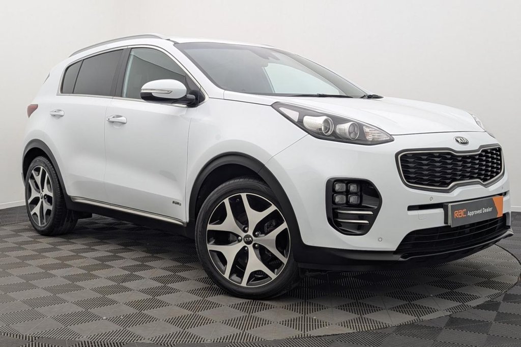 USED 2017 17 KIA SPORTAGE 2.0 CRDi GT-Line SUV 5dr Diesel Manual AWD Euro 6 (134 bhp) Apple Car Play Leather