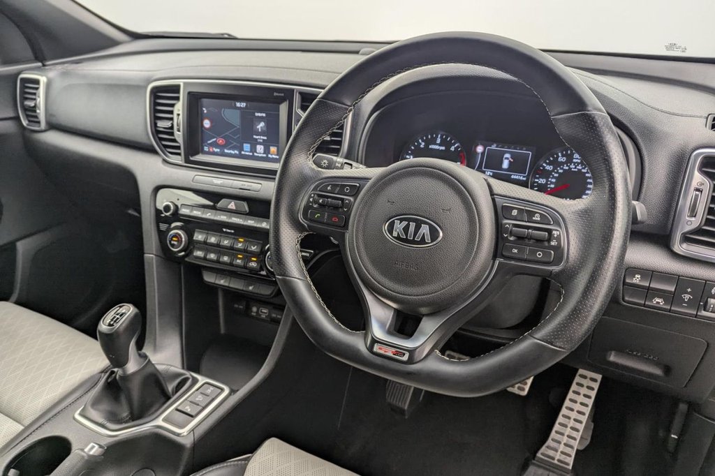 USED 2017 17 KIA SPORTAGE 2.0 CRDi GT-Line SUV 5dr Diesel Manual AWD Euro 6 (134 bhp) Apple Car Play Leather