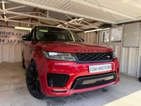 USED 2019 69 LAND ROVER RANGE ROVER SPORT 3.0 P400 MHEV HST SUV 5dr Petrol Auto 4WD Euro 6 (s/s) (400 ps)+1FORMERKEEPER+2KEYS+FSH+ACTIVE CRUISE+MERIDIAN SOUND+PANORAMIC SUNROOF+HEADS UP DISPLAY+2 TONE LEATHER SEATS 2 KEYS+FSH+1 OWNER FROM NEW+PANORAMIC SUNROOF+22" BLACK ALLOYS+PRIVACY+HEADS UP DISPLAY+CAMERA+NAVIGATION+FULL LEATHER 2 TONE SEATS+MERIDIAN SOUND SYSTEM+CLIMATE+CRUISE+HEATED SEATS+HPI CLEAR