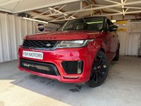 USED 2019 69 LAND ROVER RANGE ROVER SPORT 3.0 P400 MHEV HST SUV 5dr Petrol Auto 4WD Euro 6 (s/s) (400 ps)+1FORMERKEEPER+2KEYS+FSH+ACTIVE CRUISE+MERIDIAN SOUND+PANORAMIC SUNROOF+HEADS UP DISPLAY+2 TONE LEATHER SEATS 2 KEYS+FSH+1 OWNER FROM NEW+PANORAMIC SUNROOF+22" BLACK ALLOYS+PRIVACY+HEADS UP DISPLAY+CAMERA+NAVIGATION+FULL LEATHER 2 TONE SEATS+MERIDIAN SOUND SYSTEM+CLIMATE+CRUISE+HEATED SEATS+HPI CLEAR