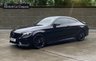 USED 2018 18 MERCEDES-BENZ C-CLASS 3.0 C43 V6 AMG (Premium Plus) Coupe 2dr Petrol G-Tronic+ 4MATIC Euro 6 (s/s) (367 ps) BLACK ON BLACK, PAN ROOF