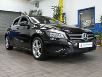 USED 2015 15 MERCEDES-BENZ A-CLASS 1.5 A180 CDI Sport Edition Hatchback 5dr Diesel 7G-DCT Euro 5 (s/s) (109 ps) ULEZ CAZ COMPLIANT &pound;20 ROAD TAX SAT NAV LEATHER CRUISE CONTROL REAR CAMERA ONLY 1 OWNER FROM NEW