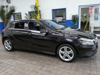 USED 2015 15 MERCEDES-BENZ A-CLASS 1.5 A180 CDI Sport Edition Hatchback 5dr Diesel 7G-DCT Euro 5 (s/s) (109 ps) ULEZ CAZ COMPLIANT &pound;20 ROAD TAX SAT NAV LEATHER CRUISE CONTROL REAR CAMERA ONLY 1 OWNER FROM NEW