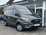 USED 2022 72 FORD TRANSIT CUSTOM 2.0 340 EcoBlue Limited Panel Van 5dr Diesel Auto L2 H2 Euro 6 (170 ps) PLY-LINED WITH FACTORY BULKHEAD