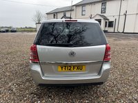 USED 2012 12 VAUXHALL ZAFIRA 1.6 16V Design MPV 5dr Petrol Manual Euro 5 (SNav) (115 ps) 2 KEYS HEATED SEATS NEW MOT