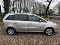 USED 2012 12 VAUXHALL ZAFIRA 1.6 16V Design MPV 5dr Petrol Manual Euro 5 (SNav) (115 ps) 2 KEYS HEATED SEATS NEW MOT