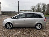 USED 2012 12 VAUXHALL ZAFIRA 1.6 16V Design MPV 5dr Petrol Manual Euro 5 (SNav) (115 ps) 2 KEYS HEATED SEATS NEW MOT