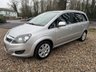 USED 2012 12 VAUXHALL ZAFIRA 1.6 16V Design MPV 5dr Petrol Manual Euro 5 (SNav) (115 ps) 2 KEYS HEATED SEATS NEW MOT