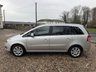 USED 2012 12 VAUXHALL ZAFIRA 1.6 16V Design MPV 5dr Petrol Manual Euro 5 (SNav) (115 ps) 2 KEYS HEATED SEATS NEW MOT