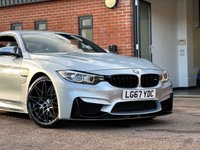 USED 2017 67 BMW M4 3.0 BiTurbo Competition Convertible 2dr Petrol DCT Euro 6 (s/s) (450 ps) SILVERSTONE