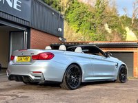 USED 2017 67 BMW M4 3.0 BiTurbo Competition Convertible 2dr Petrol DCT Euro 6 (s/s) (450 ps) SILVERSTONE