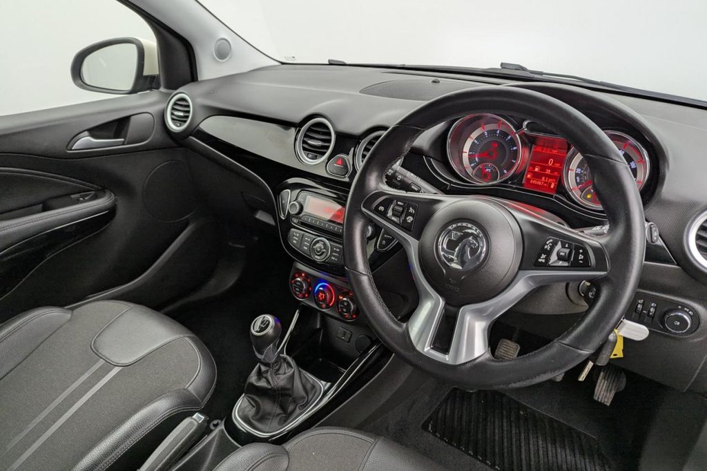 USED 2017 17 VAUXHALL ADAM 1.4i SLAM Hatchback 3dr Petrol Manual Euro 6 (100 ps) Part Leather DAB