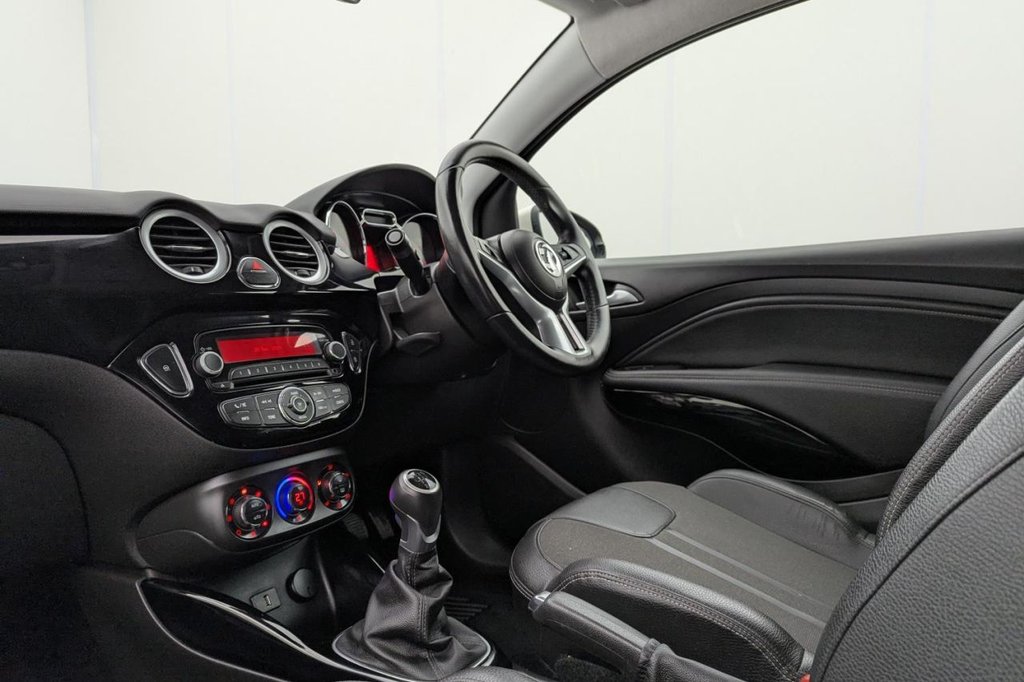 USED 2017 17 VAUXHALL ADAM 1.4i SLAM Hatchback 3dr Petrol Manual Euro 6 (100 ps) Part Leather DAB