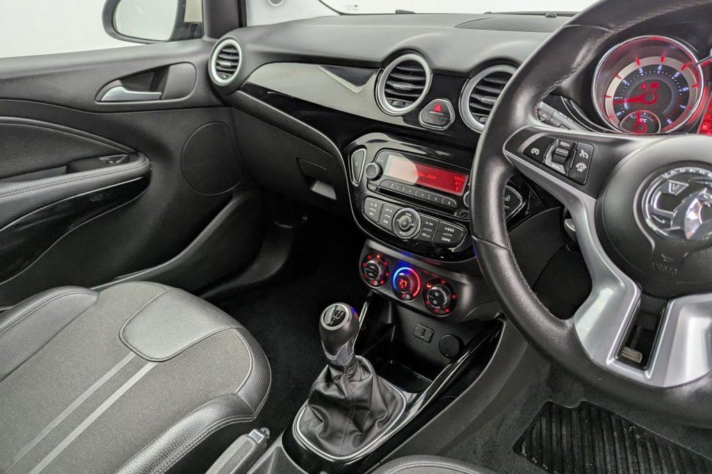 USED 2017 17 VAUXHALL ADAM 1.4i SLAM Hatchback 3dr Petrol Manual Euro 6 (100 ps) Part Leather DAB