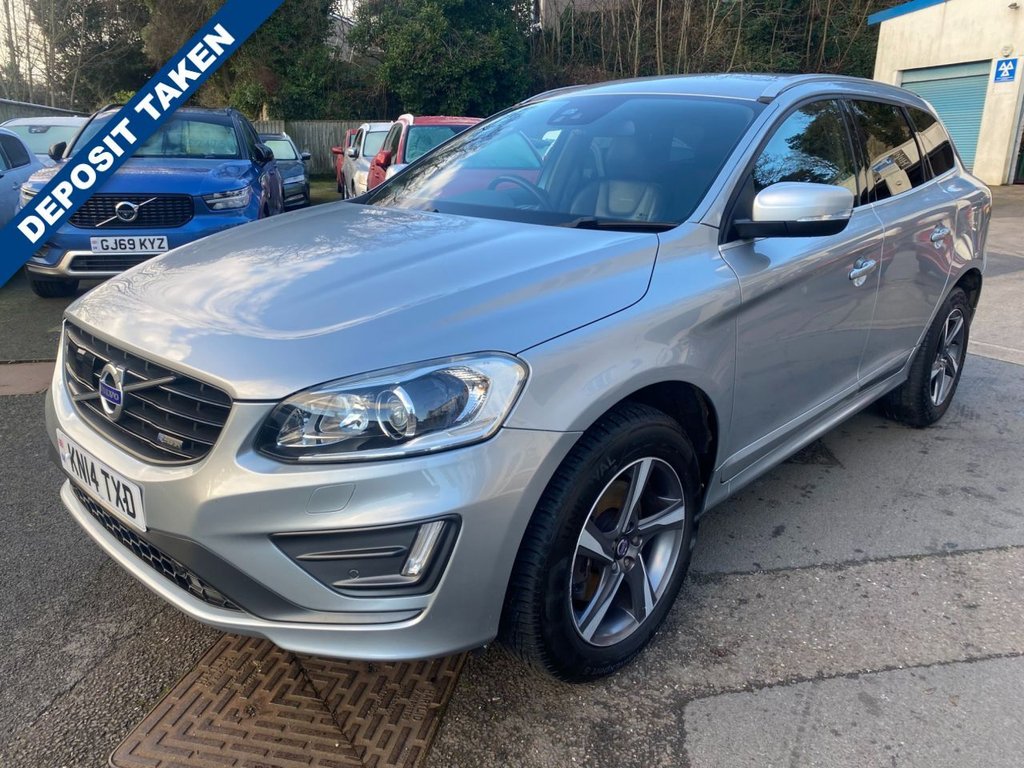 USED 2014 14 VOLVO XC60 2.4 D5 R-Design Lux Nav SUV 5dr Diesel Geartronic AWD Euro 5 (215 ps) DRIVERS SUPPORT PACK / FAMILY PACK