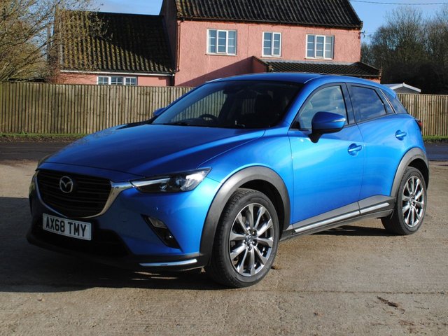 2019 68 Mazda CX-3 2.0 SKYACTIV-G Sport Nav+ SUV 5dr Petrol Manual Euro 6 (s/s) (121 ps)