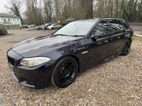 USED 2012 12 BMW 5 SERIES 2.0 520d M Sport Touring 5dr Diesel Steptronic Euro 5 (s/s) (184 ps) 2 KEYS HEATED LEATHER SEATS