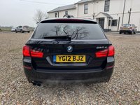 USED 2012 12 BMW 5 SERIES 2.0 520d M Sport Touring 5dr Diesel Steptronic Euro 5 (s/s) (184 ps) 2 KEYS HEATED LEATHER SEATS