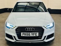 USED 2016 66 AUDI A3 1.4 TFSi CoD S Line Hatchback 3 Door Petrol Manual Euro 6 (s/s) (150 ps) ULEZ EURO 6 &pound;20 TAX MAXTON STYLING