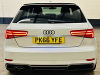 USED 2016 66 AUDI A3 1.4 TFSi CoD S Line Hatchback 3 Door Petrol Manual Euro 6 (s/s) (150 ps) ULEZ EURO 6 &pound;20 TAX MAXTON STYLING